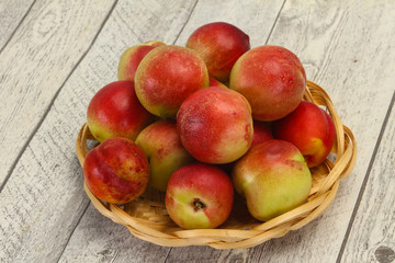 Sweet tasty fresh ripe apricots