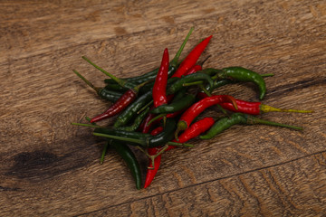 Hot and spicy Chili pepper heap