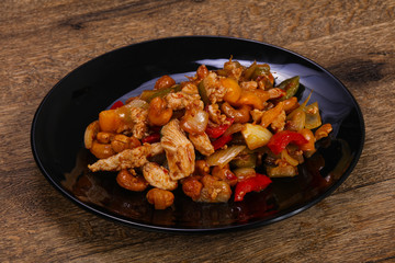 Roasted pork with vegetables