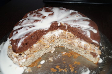 piece of chocolate cake