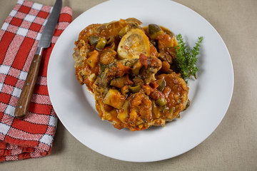osso bucco de veau aux petits légumes