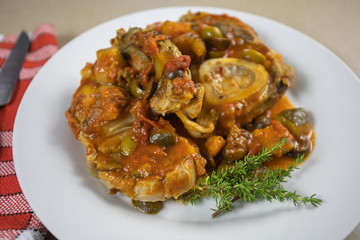 osso bucco de veau aux petits légumes