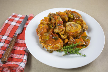 osso bucco de veau aux petits légumes