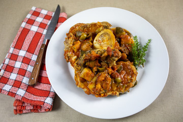 osso bucco de veau aux petits légumes