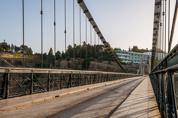 Constantine, Algeria - 05/08/2015: Historic bridge in Constantine