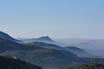 view of mountains