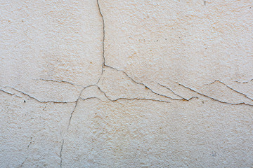 Mur en béton fissuré, arrière-plan et texture