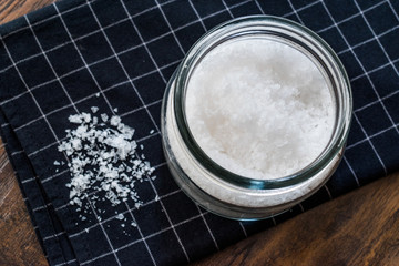 Maldon Sea Salt flakes in Jar. Ready to Use.