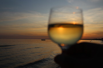 Sun in the glass!