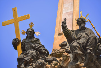 Fototapeta premium Sculpture in Prague