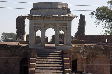 Victory Tower at Ashrafi Mahal, Mandu