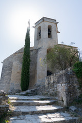 Church of Notre Dame Dalidon in village oppède le vieux Provence Vaucluse France