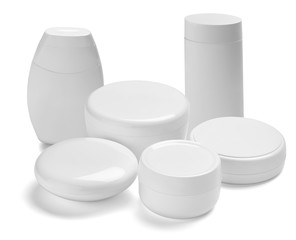  white cream container jar beauty moisturizer tube soap
