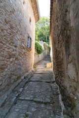 Fototapeta na wymiar French village oppède le vieux in Provence Luberon, Vaucluse, France