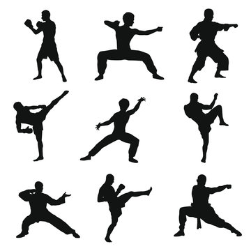 Martial Arts Silhouettes Pack