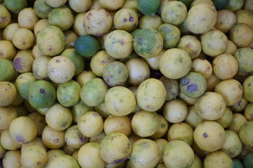 essen früchte auf einem markt in mauritius