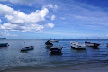 Fototapeta na wymiar Strand auf Mauritius im winter