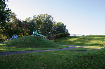 公園の風景