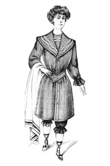 Swimwear - Vintage Illustration 1905