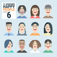 Variety-of-human-11-Avatars-Happy-PEOPLE-volume-6