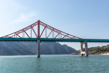 bridge in lake