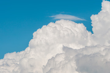 Naklejka na ściany i meble Close up shot of abstract clouds background