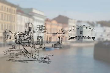 Saint Petersburg Street and Landscape Sketches - 288884418