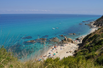Fototapeta na wymiar Spiaggia Calabria - Tropea