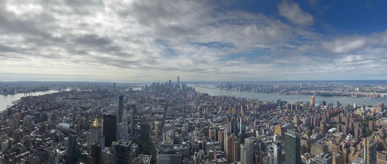 Panoramic view of new york.