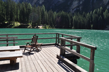 Fototapeta premium Lago di Braies - Bolzano