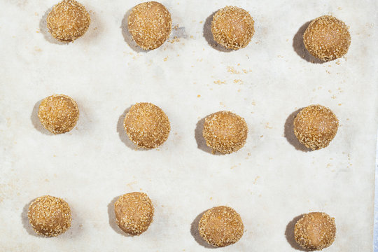 Spiced Sugar Cookie Dough Balls