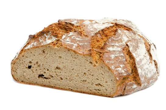 Rustikales Bauernbrot angeschnitten