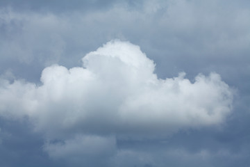 Obraz premium Wolken Dramatischer Grauer Himmel, Deutschland
