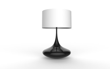 table lamp 3d illustration