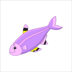 Cute character. Colorful vector illustration. Cartoon style. Isolated on white background. Design element. Template for your design, books, stickers, cards, posters, clothes.