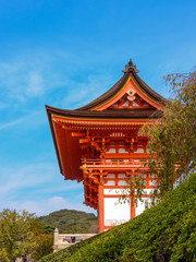 Fototapeta na wymiar Japanese Religious Building In Kyodo.
