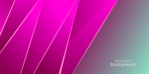 Fototapeta premium Modern polygonal banner background design