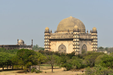 India, Karnataka state, Bijapur, Gol Gumbaz, the mausoleum of Sultan of Bijapur.  © Zaneta
