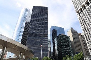 Buildings and skyscrapers at Seaport 