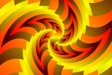 Infinite geometry fractal background of spiral jigsaw puzzle