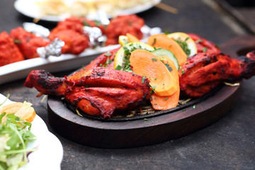 Indian cuisine. Traditional Indian dishes. Oriental cuisine
