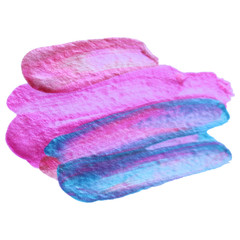 Acrylic or oil color stroke. Vector banner for your text lettering or greeting card. Poster Hand Drawn Template Design