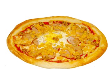 pizza isolated on white background