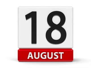 Cubes calendar 18th August