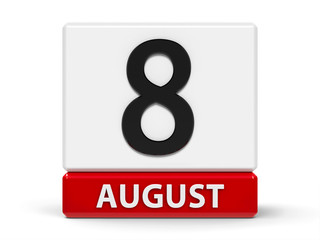 Cubes calendar 8th August