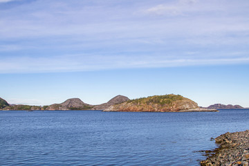 Fjordlandschaft bei Sandviksberget