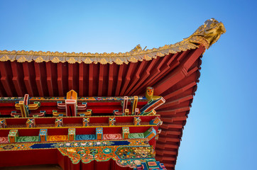 roof of chinese temple