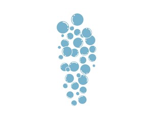 water bubble icon vector illustration