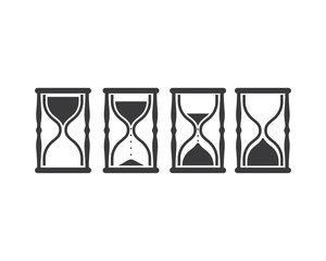 Fototapeta premium sand clock icon vector illustration design
