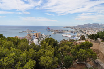 Naklejka premium Malaga - Spagna